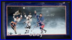 Wayne Gretzky Autographed Panoramic Photo Framed Fanatics & UDA Dual COA Wayne Gretzky Autographed Panoramic Photo Framed Fanatics & UDA Dual COA