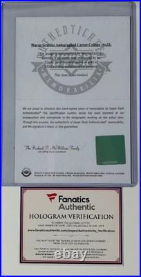 Wayne Gretzky Autographed Panoramic Photo Framed Fanatics & UDA Dual COA