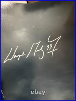 Wayne Gretzky Autographed Panoramic Unframed Dual Fanatics & UDA COA in Tube