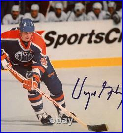 Wayne Gretzky Autographed Photo, Edmonton Oilers