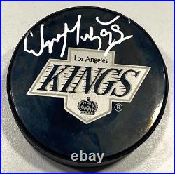 Wayne Gretzky Autographed Puck Los Angeles Kings Uda Coa Hof
