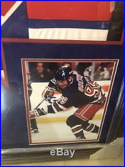 Wayne Gretzky Autographed Rangers Jersey Framed Coa By Wayne Gretzky And Hologra