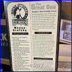 Wayne Gretzky Autographed Signature Series 299/1000 2 Autos In Wooden Box