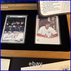 Wayne Gretzky Autographed Signature Series 299/1000 2 Autos In Wooden Box