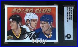 Wayne Gretzky Autographed Signed 1991-92 Upper Deck Card #45 SGC Authentic