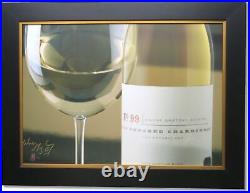 Wayne Gretzky Autographed Signed 28X37 Canvas Chardonnay Limited 20/26 WGA