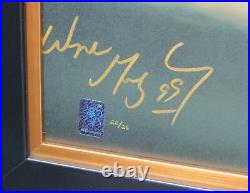 Wayne Gretzky Autographed Signed 28X37 Canvas Chardonnay Limited 20/26 WGA