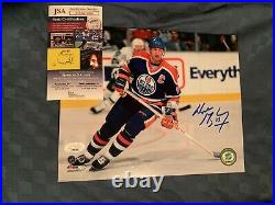 Wayne Gretzky Autographed Signed 8x10 Photo Edmonton Oilers JSA Authenticated