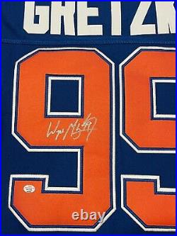 Wayne Gretzky Autographed Signed Adidas Authentic Edmonton Oilers Jersey COA