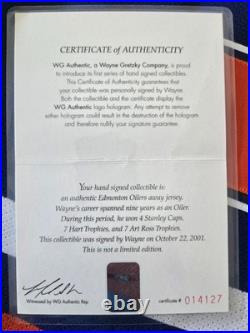 Wayne Gretzky Autographed Signed Authentic Oilers Jersey WGA COA Free Shipping