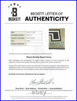 Wayne Gretzky Autographed Signed Fanatics LOS ANGELES KINGS Jersey Beckett BAS