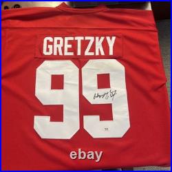 Wayne Gretzky Autographed Signed Jersey Canada PSA COA