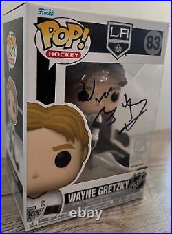 Wayne Gretzky Autographed Signed LOS ANGELES KINGS FUNKO POP! Figure 83 Beckett