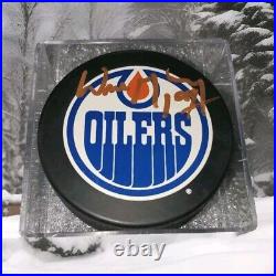 Wayne Gretzky Autographed Signed Licensed Edmonton Oilers NHL Puck No Coa Rare