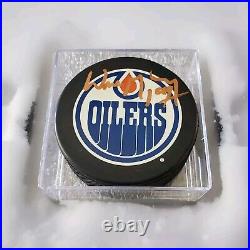 Wayne Gretzky Autographed Signed Licensed Edmonton Oilers NHL Puck No Coa Rare