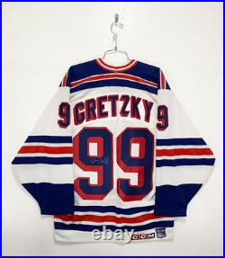 Wayne Gretzky Autographed Signed New York Rangers CCM Jersey AMCo LOA 13927