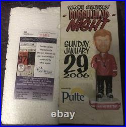 Wayne Gretzky Autographed Signed RARE Bobblehead JSA COA WithBOX Coyotes Oilers