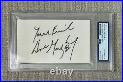 Wayne Gretzky Autographed / Signed Slabbed PSA/DNA Cut Signature