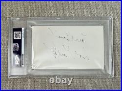 Wayne Gretzky Autographed / Signed Slabbed PSA/DNA Cut Signature
