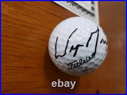 Wayne Gretzky Autographed Signed Titleist 4 PGA golf ball NHL hockey