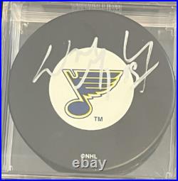 Wayne Gretzky Autographed St. Louis Blues Puck