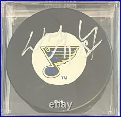 Wayne Gretzky Autographed St. Louis Blues Puck