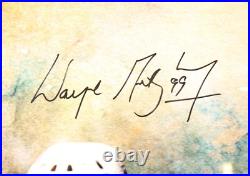 Wayne Gretzky Autographed Supreme Force 30x40 with BRAND NEW Deluxe Frame UDA