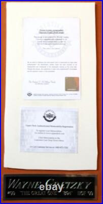 Wayne Gretzky Autographed Supreme Force 30x40 with BRAND NEW Deluxe Frame UDA