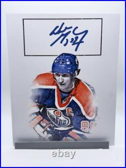 Wayne Gretzky Blue Paint Signed Autographed Photo Authentic 8X10 COA