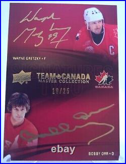 Wayne Gretzky/ Bobby Orr 2015 Team Canada Master Collection SSP 19/25