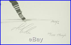 Wayne Gretzky Brett Hull Mario Lemieux Signed 50 Goals 50 Games Litho #/1000