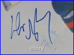 Wayne Gretzky & Brian Propp / Dual Autographed Two Sided 8X10 Color Photo / JSA