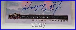 Wayne Gretzky C-25 20/21 SP Signature Legends Canvas Autograph UD NHL