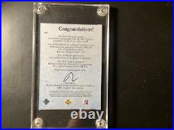 Wayne Gretzky Certified Autographed Be A Player Hockey Card 1996