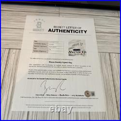 Wayne Gretzky Classic Signed Autographed 2018 Golf Beckett COA With Frame