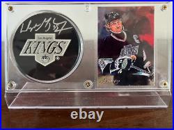 Wayne Gretzky Collection Signed Puck, Graded Cards, LA Kings Pucks