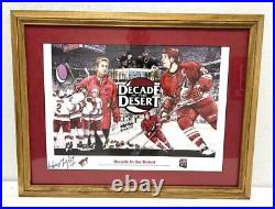 Wayne Gretzky Decade In The Desert Framed Authentic Autograph Coyotes