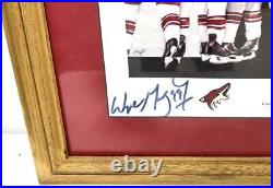 Wayne Gretzky Decade In The Desert Framed Authentic Autograph Coyotes