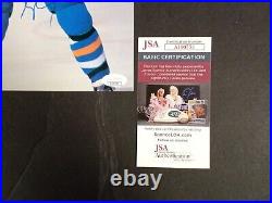 Wayne Gretzky & Denis Savard (Double Side) Signed Color Photo JSA -1