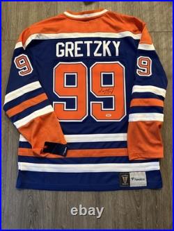 Wayne Gretzky Edmonton Oilers Autograph Signed Authentic Jersey! Psa Coa