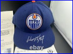Wayne Gretzky Edmonton Oilers Autographed Hat Upper Deck Authenticated /199