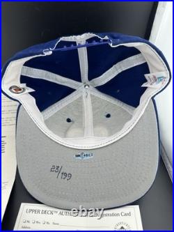 Wayne Gretzky Edmonton Oilers Autographed Hat Upper Deck Authenticated /199