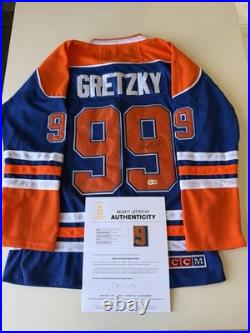 Wayne Gretzky Edmonton Oilers Autographed Jersey Rare Beckett LOA