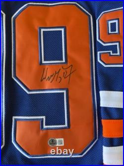 Wayne Gretzky Edmonton Oilers Autographed Jersey Rare Beckett LOA