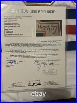 Wayne Gretzky Edmonton Oilers Autographed Jersey With JSA LOA