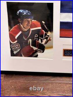Wayne Gretzky Edmonton Oilers Autographed Signed Framed Jersey WithPSA COA
