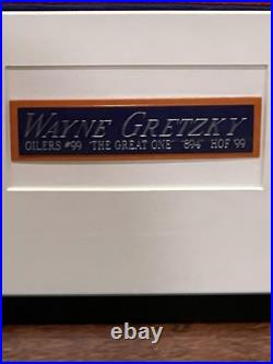 Wayne Gretzky Edmonton Oilers Autographed Signed Framed Jersey WithPSA COA