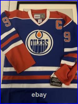 Wayne Gretzky Edmonton Oilers Autographed Signed Framed Jersey WithPSA COA