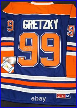 Wayne Gretzky Edmonton Oilers Autographed Signed Jersey Size XL with COA