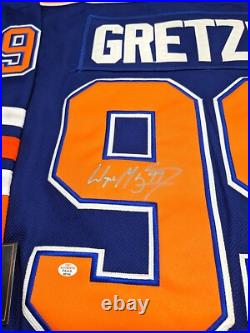 Wayne Gretzky Edmonton Oilers Autographed Signed Jersey Size XL with COA